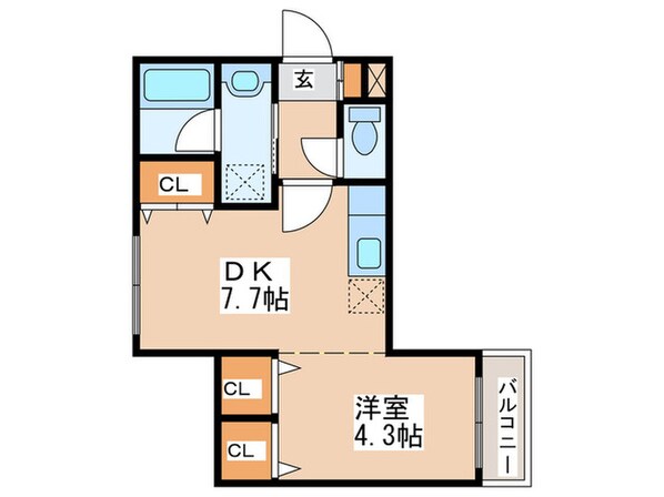 グランドサクセス北円山の物件間取画像